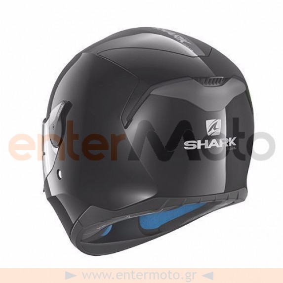 Κράνος μηχανής Shark μαύρο D-SKWAL BLANK