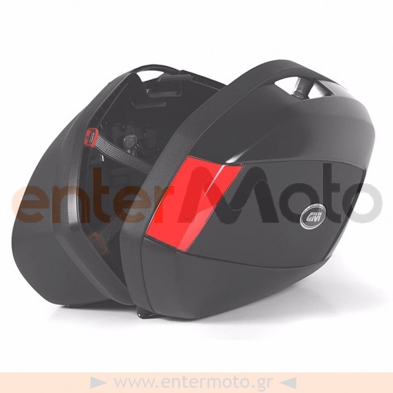 Βαλίτσες πλαϊνές ζευγάρι 34 λίτρα V35N Μαύρο χρώμα GIVI