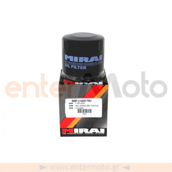 Εξωτερικό φίλτρο λαδιού για μηχανές Τriumph Mirai T001 (HF191)
