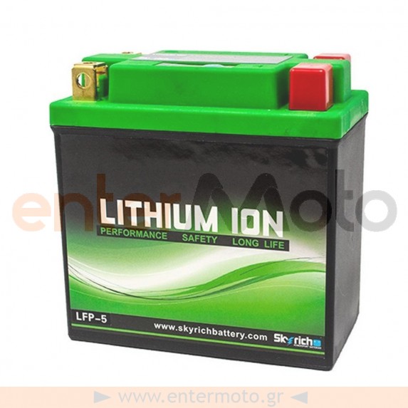 Μπαταρία λιθίου ιόντων Skyrich Lithium LFP-5 12V 12Ah 240A (CA) 4 πόλοι