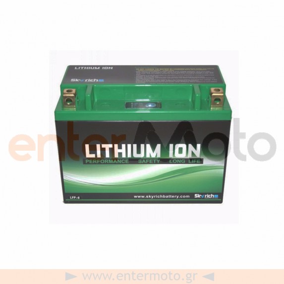 Μπαταρία λιθίου Skyrich Lithium LFP-6 12V 18Ah 300A (CA) με 4 πόλους