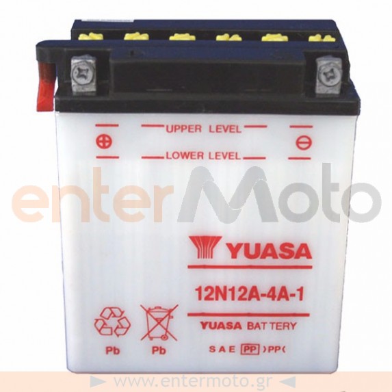 Μπαταρία μηχανής Yuasa 12N12A-4A-1 12V 12Ah