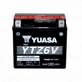 Μπαταρία Μηχανής Yuasa YTZ6V 12V 5.2Ah