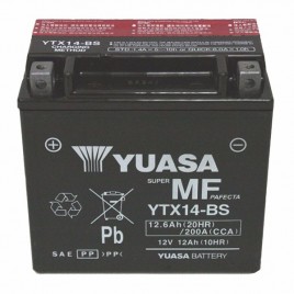 Μπαταρία Μηχανής Yuasa YTX14 -BS 12V 12.6Ah