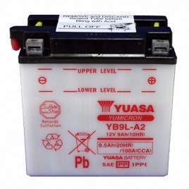 Μπαταρία Μηχανής Yuasa YB9L-A2 12V 9Ah