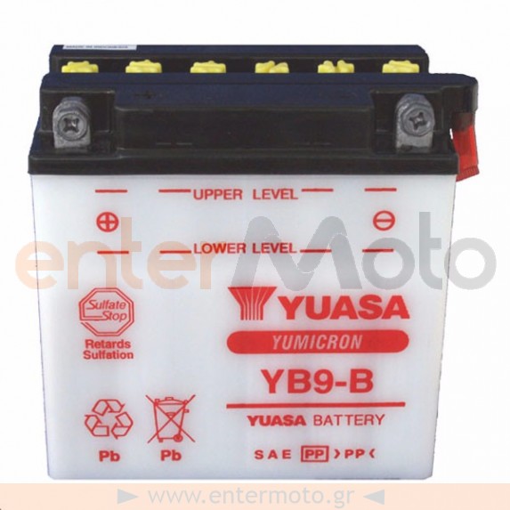 Μπαταρία Μηχανής Yuasa YB9-B 12V 9Ah
