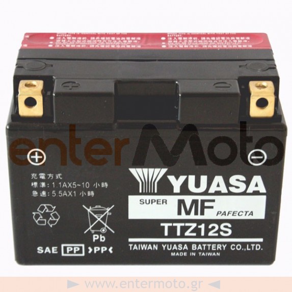 Μπαταρία Μηχανής Yuasa TTZ12S 12V 11.6Ah
