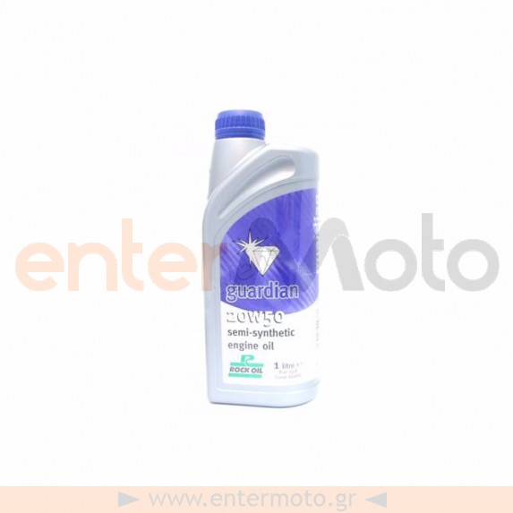 Λάδι μηχανής Ημισυνθετικό  Rock Oil Guardian 20W-50 1L