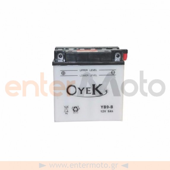 Μπαταρία Μηχανής OYEK YB9-B 12V 9 Ah