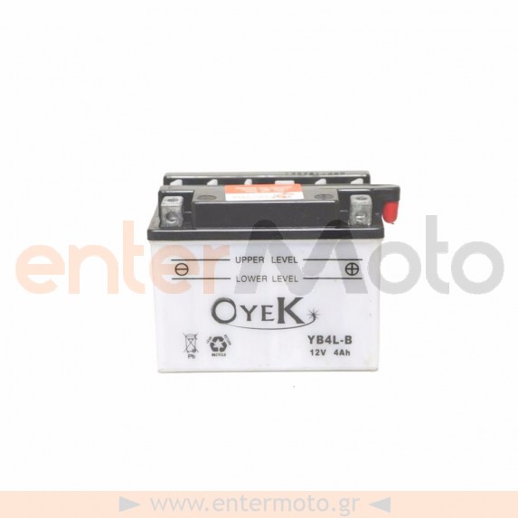Μπαταρία Μηχανής OYEK YB4L-B 12V 4 Ah
