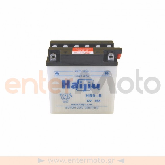 Μπαταρία Μηχανής Haijiu HB9-B  12V 9 Ah