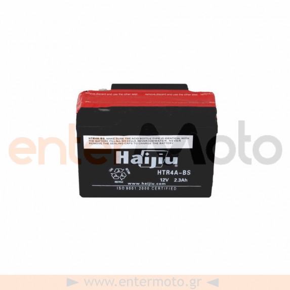 Μπαταρία Μηχανής Haijiu HTR4A-BS / (YTR4A-BS) 12V 2.3Ah