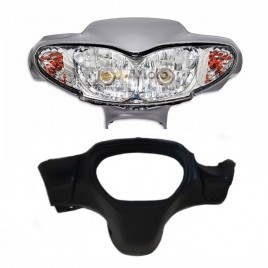 Φανάρι μπροστινό για Yamaha Crypton R 115cc μαζί με καπάκια (Φαναριού/Κοντέρ)