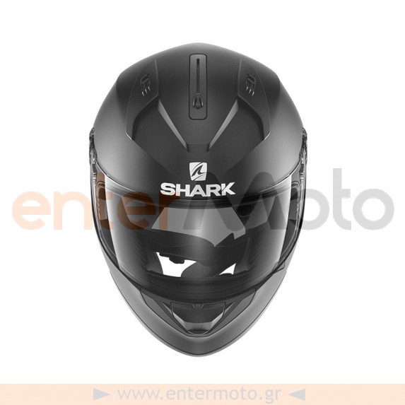 Κράνος μοτοσυκλέτας Shark Ridill Blank Μαύρο ματ χρώμα