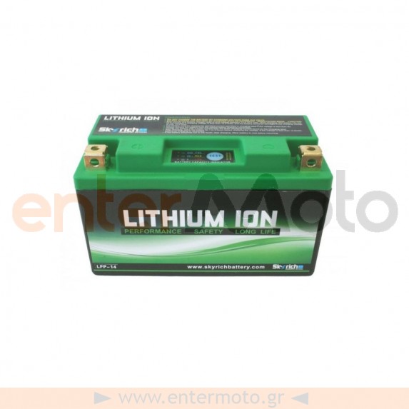 Μπαταρία λιθίου ιόντων Skyrich Lithium LFP-14 12V 8Ah 180A (CCA)
