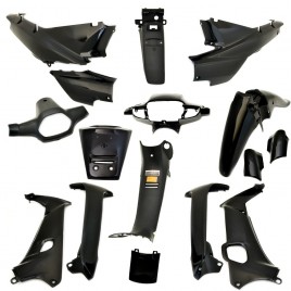Πλαστικά σετ (κουστούμι) μαύρο χρώμα για Honda Supra Ινδονησίας