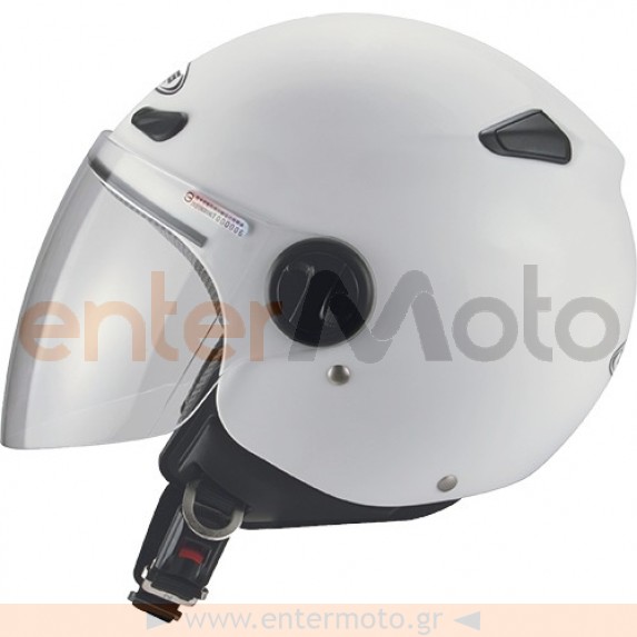 Κράνος πόλης Jet Zeus ZS-210B Λευκό χρώμα