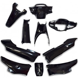 Πλαστικά Σετ (Κουστούμι) Μαύρο Χρώμα Για Modenas Kriss 115cc