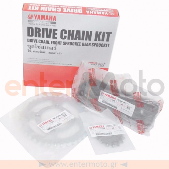 Σετ γνήσια αλυσιδογράναζα Yamaha Crypton S 115cc