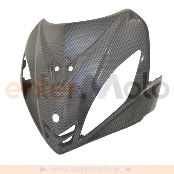 Μάσκα πιρουνιού Carbon για Yamaha Crypton X 135cc