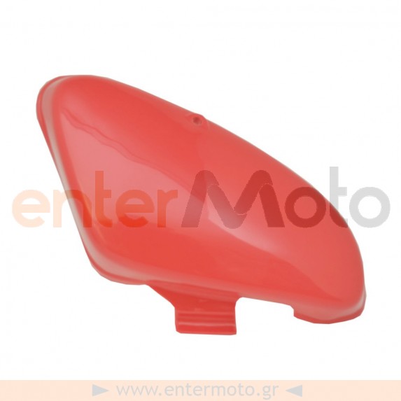 Δεξί καπάκι μπαταρίας κόκκινο χρώμα για Honda C 50 12V