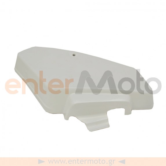 Δεξί καπάκι μπαταρίας λευκό χρώμα για Honda GLX 50