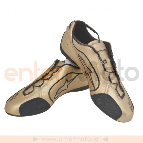 Παπούτσια μηχανής Alpinestas F1 Sport Gold