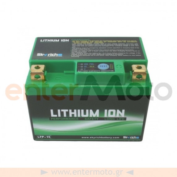 Μπαταρία λιθίου ιόντων Skyrich Lithium LFP-15 12V 105A (CCA)