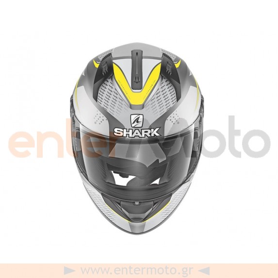 Κράνος μηχανής Shark Ridill 1.2 Stratom mat Anthracite Yellow
