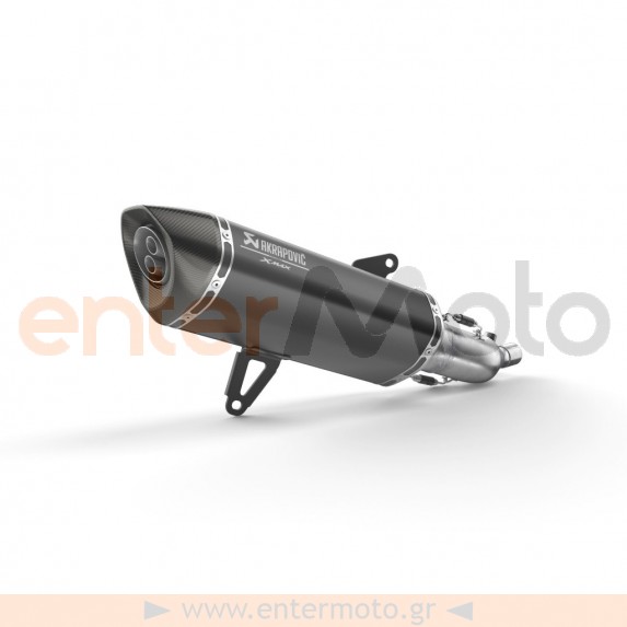 Τελικό εξάτμισης Akrapovič μαύρο χρώμα για Yamaha XMAX 300
