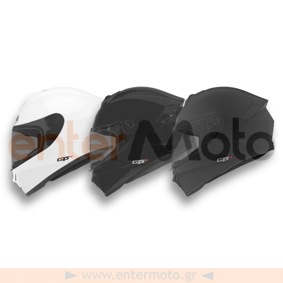 Κράνος μηχανής CMS GP4 Plain White