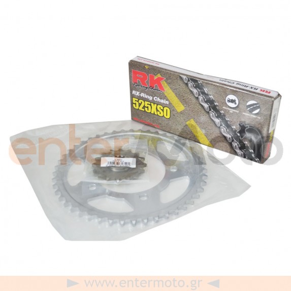 Σετ αλυσιδογράναζα RK Chain για Honda XL1000V Varadero