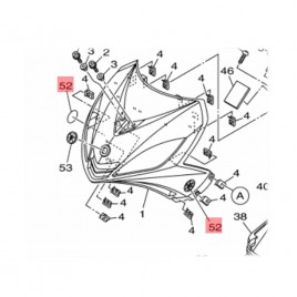 Γνήσιο (σήμα) έμβλημα Yamaha για Crypton-x 135cc (5YW-F175C-00)