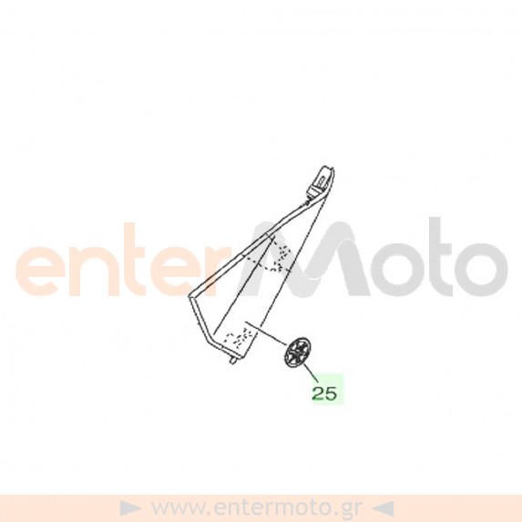 Γνήσιο (σήμα) έμβλημα Yamaha για N-MAX 125 & 150 (2DP-F413B-00)