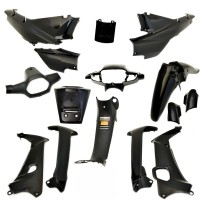 Πλαστικά σετ (κουστούμι) μαύρο χρώμα για Honda Supra Μαλαισίας