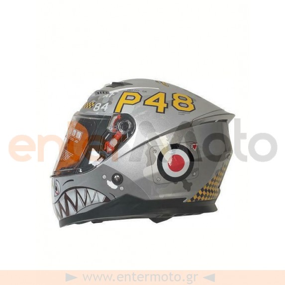 Παιδικό κράνος full face Corsa CN 355 Gray