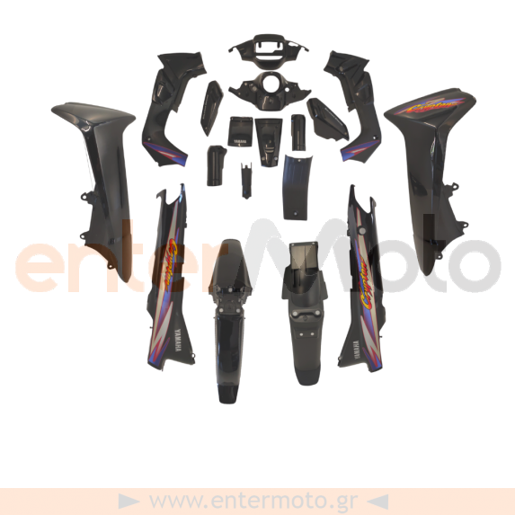 Πλαστικά σετ (κουστούμι) μαύρο χρώμα για Yamaha Crypton 105 (Παλιό)