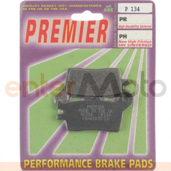 Πίσω τακάκια Premier P134  για HONDA