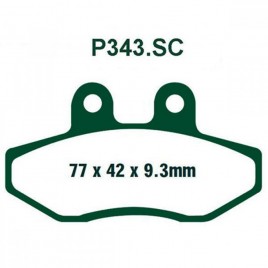 Τακάκια Μπροστά Premier P343SC για Yamaha NXC 125 Cyngus X
