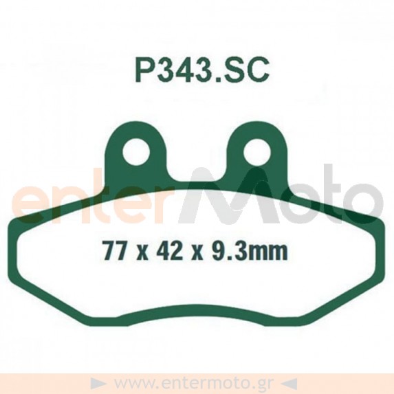 Τακάκια Μπροστά Premier P343SC για Yamaha NXC 125 Cyngus X