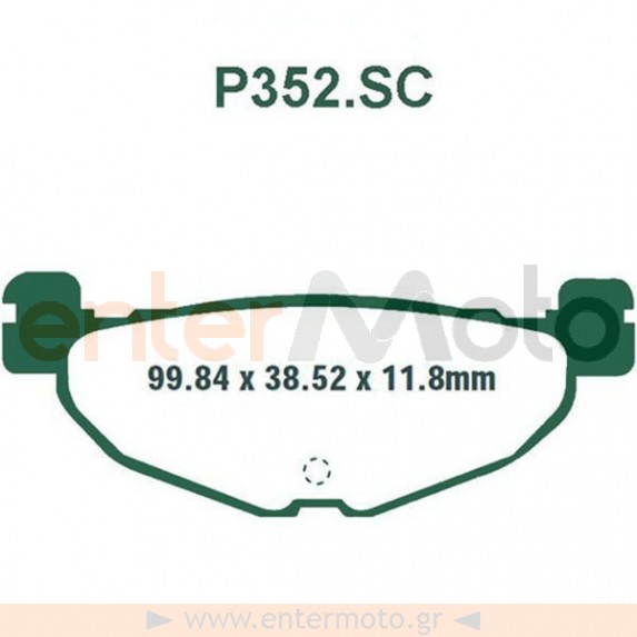 Τακάκια Πίσω Premier P352SC
