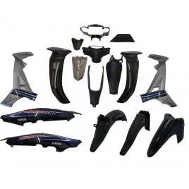 Πλαστικά σετ (κουστούμι) Ασημί χρώμα για Yamaha Crypton T 110c