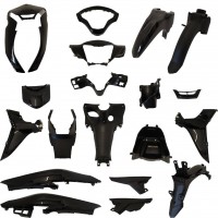 Πλαστικά Σετ (Κουστούμι) Μαύρο Χρώμα Για Yamaha Crypton S 115
