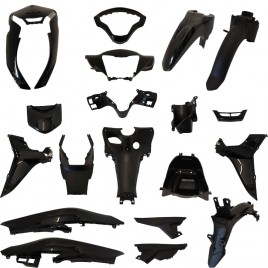 Πλαστικά Σετ (Κουστούμι) Μαύρο Χρώμα Για Yamaha Crypton S 115