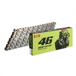 Αλυσίδα κίνησης DID 525 VR46 SILVER & GOLD 124